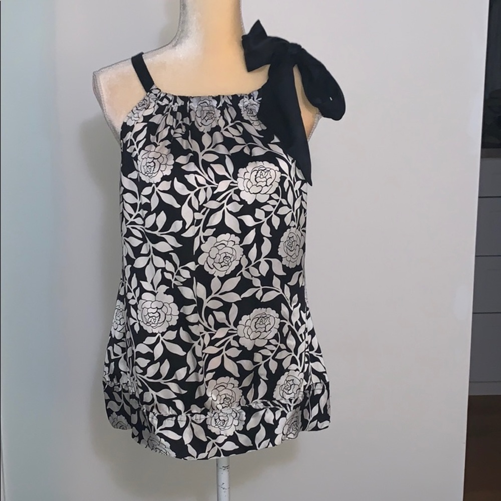 WHBM 100% Silk Top
